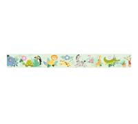 PLAGE Frise décorative adhésive, Animaux de la Jungle, Enfant, 9 cm X 300 cm