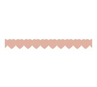 PLAGE Frise décorative adhésive, coeurs rose, romantique, saint valentin, 9 cm X 300 cm