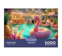 Plage Jigsaw Puzzle 1000 Pièces Adapter Les Adultes Ou Les Familles Ensemble VaChation Jeu De Puzzle Cadeaux pour Adultes 100% Carton Recyclé Puzzle Décoratif 70x50cm/1000pcs