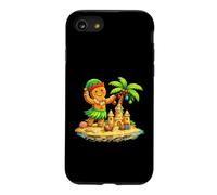 Plage Noël Pain d'épice Summer Graphic Coastline Juillet Coque pour iPhone SE (2020) / 7/8