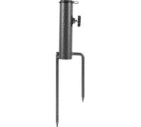 Plage Parapluie Sable Ancrage Support Acier Acier Parasol Insert Drapeau Pole Pince pour jardin extérieur Cour à gazon