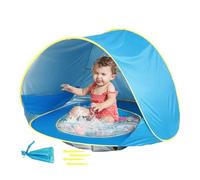 Plage - Portable UV pour enfants et adultes, soleil compact | Canopato à teinte légère, pare-soleil de voyage avec mini piscine, rideaux coupe-vent extérieurs, sac de tras