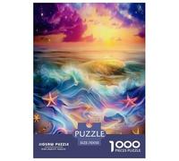 Plage rêve Puzzles 1000 Pieces Cadeau Unique Jeu Éduchatif Challenge Toy À De Qualité Supérieure Peinture Art pour Adultes Et Enfants 70x50cm/1000pcs