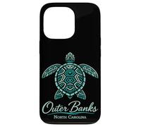 Plage Tropicale d'Outer Banks Mandala Turtle Carolina Coque pour iPhone 13 Pro