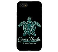 Plage Tropicale d'Outer Banks Mandala Turtle Carolina Coque pour iPhone SE (2020) / 7/8
