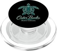 Plage Tropicale d'Outer Banks Mandala Turtle Carolina PopSockets PopGrip pour MagSafe