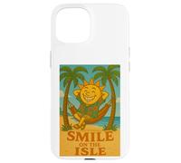 Plage Vacation Île Caraïbes Positif Heureux Drôle Ensoleillé Coque pour iPhone 15
