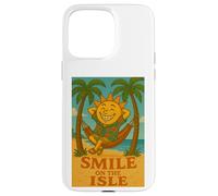 Plage Vacation Île Caraïbes Positif Heureux Drôle Ensoleillé Coque pour iPhone 15 Pro Max