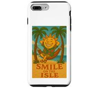 Plage Vacation Île Caraïbes Positif Heureux Drôle Ensoleillé Coque pour iPhone 7 Plus/8 Plus