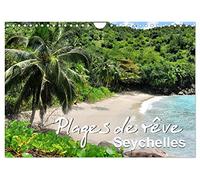 Plages de rêve Seychelles (Calendrier mural 2023 DIN A4 horizontal): Les plus belles plages des îles Mahé, Praslin et La Digue (Calendrier mensuel, 14 Pages )