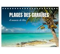 Plages des Caraïbes et nuances de bleu (Calendrier de bureau 2027 DIN A5 vertical), CALVENDO calendrier mensuel: Des lieux pour régénérer l'esprit