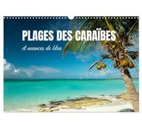 Plages des Caraïbes et nuances de bleu (Calendrier mural 2027 DIN A3 vertical), CALVENDO calendrier mensuel: Des lieux pour régénérer l'esprit