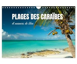 Plages des Caraïbes et nuances de bleu (Calendrier mural 2027 DIN A4 vertical), CALVENDO calendrier mensuel: Des lieux pour régénérer l'esprit