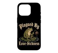 Plagued by Love Sickness Grenouille Amusante médiévale Coque pour iPhone 16 Pro