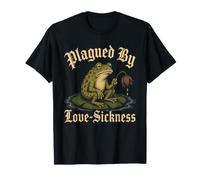 Plagued by Love Sickness Grenouille Amusante médiévale T-Shirt