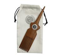 Plai Na Peigne pour cheveux africains | Peigne de séparation pour tresser en bois afro
