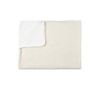 AltoBuy Plaid 120x150cm Tissu Bouclette Crème et Sherpa