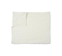 AltoBuy Plaid 120x150cmm Torsadé Crème et Sherpa