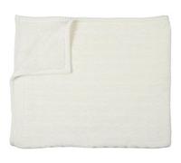 AltoBuy Plaid 120x150cmm Torsadé Crème et Sherpa
