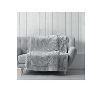 Plaid 125 x 150 cm imitation fourrure marilou Gris Gris
