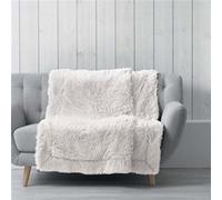 Plaid 125 x 150 cm imitation fourrure marilou Naturel