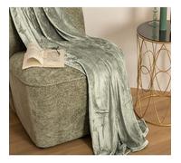 Plaid 130 x 180 cm Collection Olis vert celadon