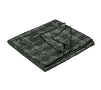 Plaid 145x170 cm DELFT en laine vert épicéa