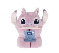 Homadict Plaid à capuche Disney Angel – 120×150 cm, doux et confortable, licence officielle