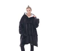 Plaid À Capuche Venteo Sweat A Capuche Plaid Reversible/Respirant Oversize/Taille Unique Mixte Existe En 3 Coloris 26.0 Noir Et Gris