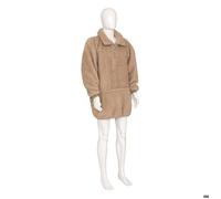 Plaid à manche SHERPA Zippé - Atmosphera Créateur d'intérieur