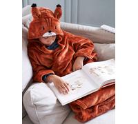 Plaid à manches et capuche Animal roux 3/4A