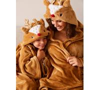 VERTBAUDET Plaid à Manches Renne Caramel S