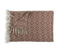 Plaid à motif Mirage 150x200 Bleu Home Deco Factory