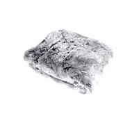 - Plaid à poils doux TINN - 130 x 160 cm - Gris - TINN