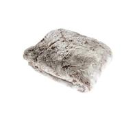 - Plaid à poils doux TINN - 130 x 160 cm - Taupe - TINN