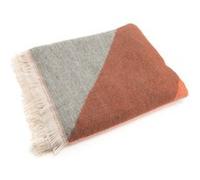 Plaid Alice 130x170 cm gris terracotta - - Gris - Acrylique