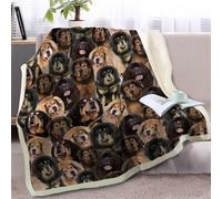 Plaid Animaux Noirs Abstraits Plaid Enfant Jeté de Canapé Flanelle et Laine Agneau Blanket Conception Recto Verso Couverture Mou Couvre Canape Soins Faciles Couverture Polaire Lavable Plaide 100x150cm