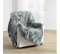 Plaid - Antartic - Gris - 125 x 150 cm - 100% polyester - Intérieur