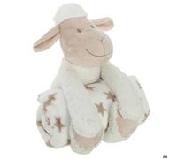 Plaid avec peluche blanc - Atmosphera Créateur d'intérieur