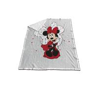 Plaid - Disney Minnie En Robe Rouge - 130x170 Cm