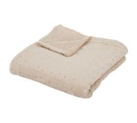 Atmosphera – Plaid flanelle Berlingot Enfant 75x100 cm Beige