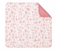Plaid bébé réversible imprimé Toile de Jouy Rose