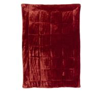 Plaid Betender En Polyester Geranium 130 X 180 Rouge