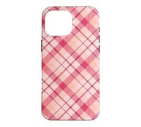 Plaid Buffalo Rose Pastel Damier Vintage Mignon Girly Coque pour iPhone 16 Pro Max