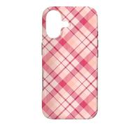 Plaid Buffalo Rose Pastel Damier Vintage Mignon Girly Coque pour iPhone 17