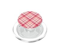 Plaid Buffalo Rose Pastel Damier Vintage Mignon Girly PopSockets PopGrip pour MagSafe