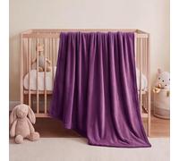 Plaid Canapé 65 x 350 cm Doux et Chaud Couverture Lit Toutes Saisons pour Printemps Automne Canapé Ou Lit, Pourpre