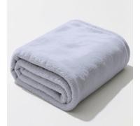 Plaid Canape Couverture Polaire 70 x 150 cm Doux et Chaud Couverture Canape Polyvalente pour Printemps Automne Canapé Ou Lit, Gris Clair