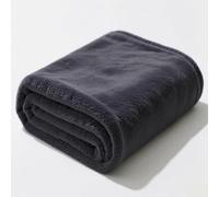 Plaid Canape Couverture Polaire 70 x 150 cm Doux et Chaud Couverture Canape Polyvalente pour Printemps Automne Canapé Ou Lit, Gris Foncé