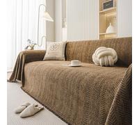 Plaid Canape Housse De Canapé Universelle 1 2 3 4 5 Places Housse De Canapé D'angle Protege Canape Décorative Couverture Canape Chat Anti Griffe Comme Jeté De Canapé Ou Couvre-Lit A,180*420cm